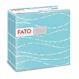 Fato - Tovaglioli carta dry, airlaid, effetto tessuto, confezione da 50 tovaglioli, 40X40 piegati in 4 formati, Decoro Tropicana