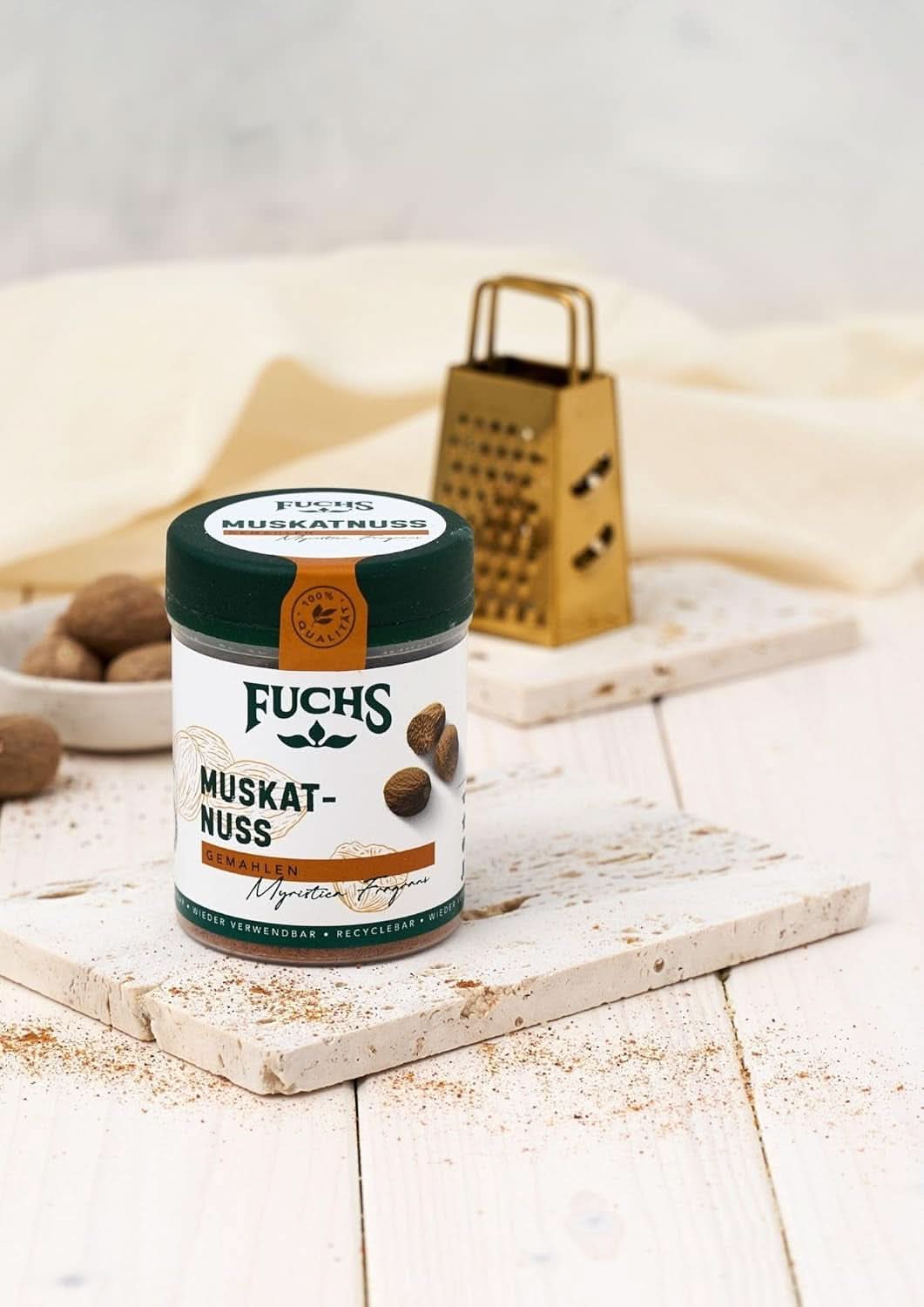 Fuchs Noce Moscata Macinata, 50 grammi Condimenti Naty Shop