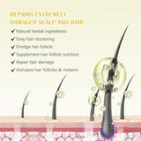 Olio biologico per la crescita dei capelli al 5% - Soluzione per uso esterno - Crescita e ispessimento dei capelli - Per perdita e diradamento dei capelli maschili - Riattiva i follicoli che si restringono - Dispenser a pompa preciso, Cura dei capelli da 60 ml Naty Shop