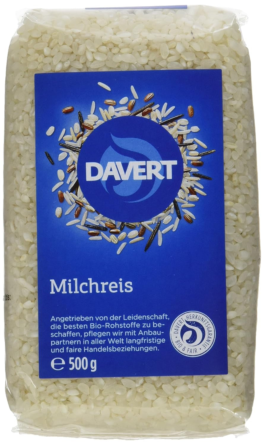 Budino di riso Davert (1 x 500 g) - Bio