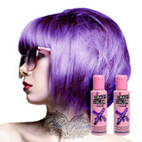 GO TOXIC Crema colorante semipermanente UV per capelli 100 ml (1 confezione) Naty Shop Tintura per capelli viola 50 Ml (2 confezioni)