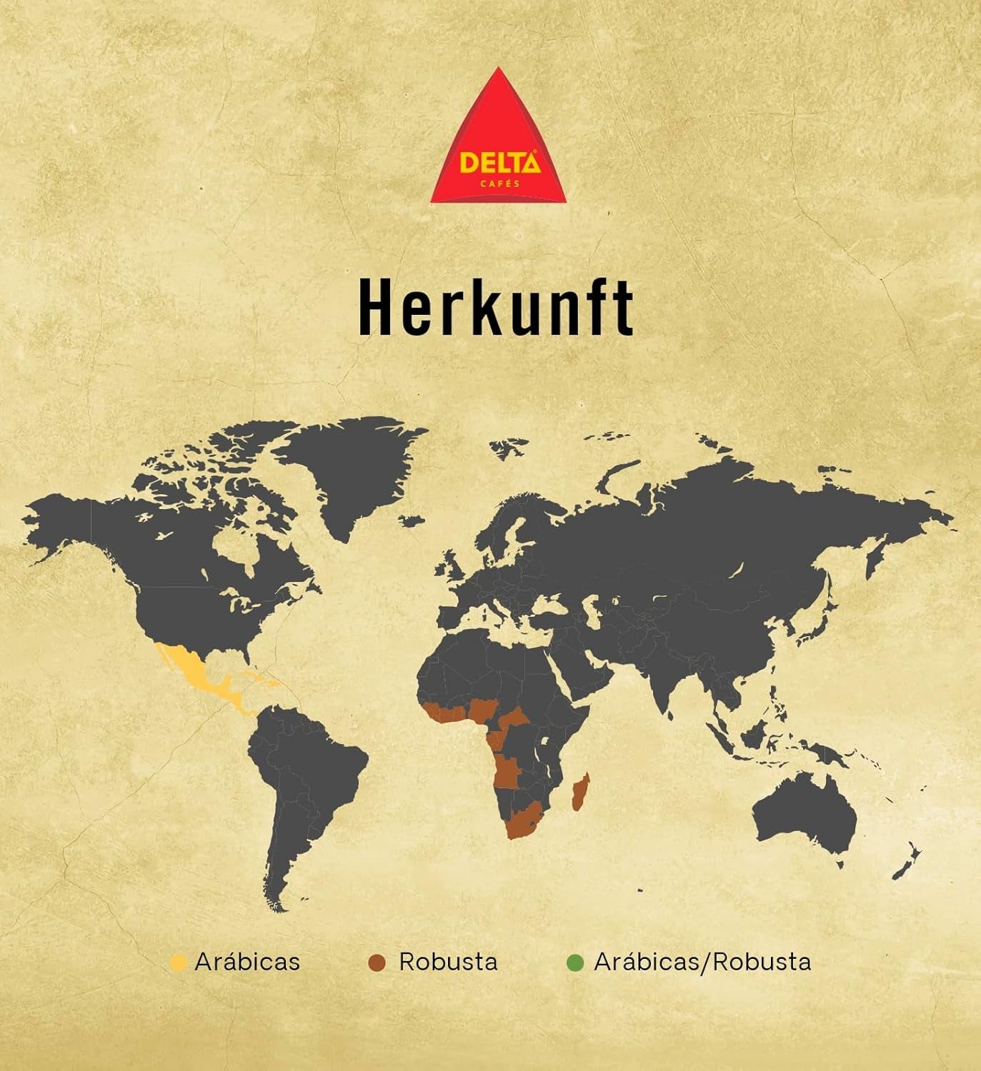 Delta Cafés - Kaffeebohnen Gold - 2 pacchetti da 1 kg - Intensità 12 - Vollmundige Arabica-Röstkaffebohnenmischung - Sehr aromaticisch mit Noten von Honig und Reifen Früchten