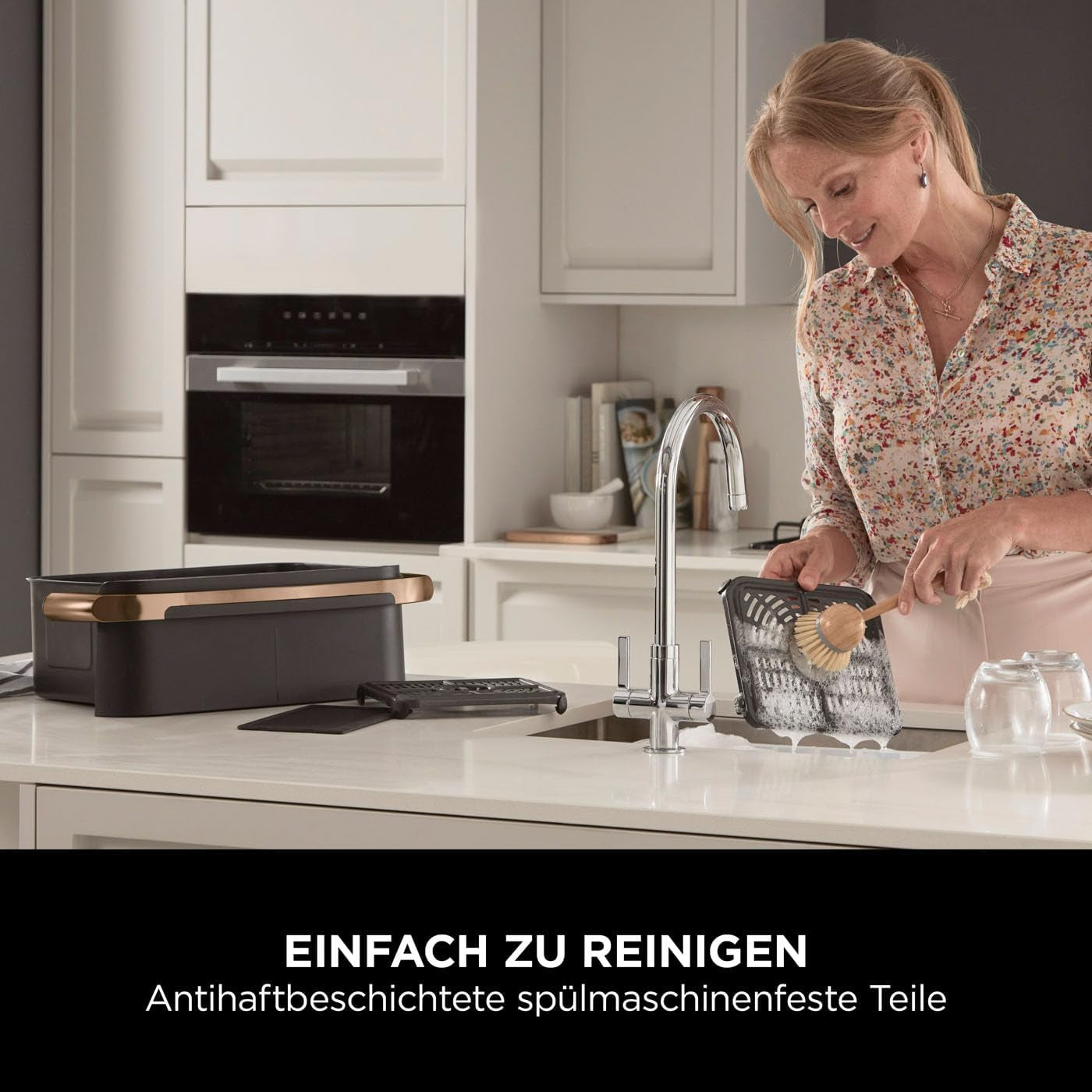 Friggitrice ad aria doppia zona Ninja Foodi Flexdrawer, Elettrodomestici AF500EUCP Naty Shop