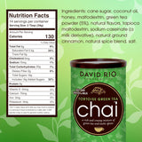 David Rio - Chai verde tartaruga, cartone (1 x 398 g)