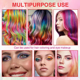 Tintura per capelli temporanea per bambini, 5 colori, lavabile, mascara, gesso per capelli, tintura per capelli Naty Shop