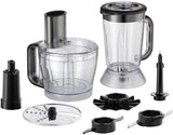 Robot da cucina Russell Hobbs [frullatore/tritaverdure/frullatore da tavolo/tritatutto/frullatore] robot da cucina (impastare, mescolare e affettare), carbone opaco Kitchen Naty Shop
