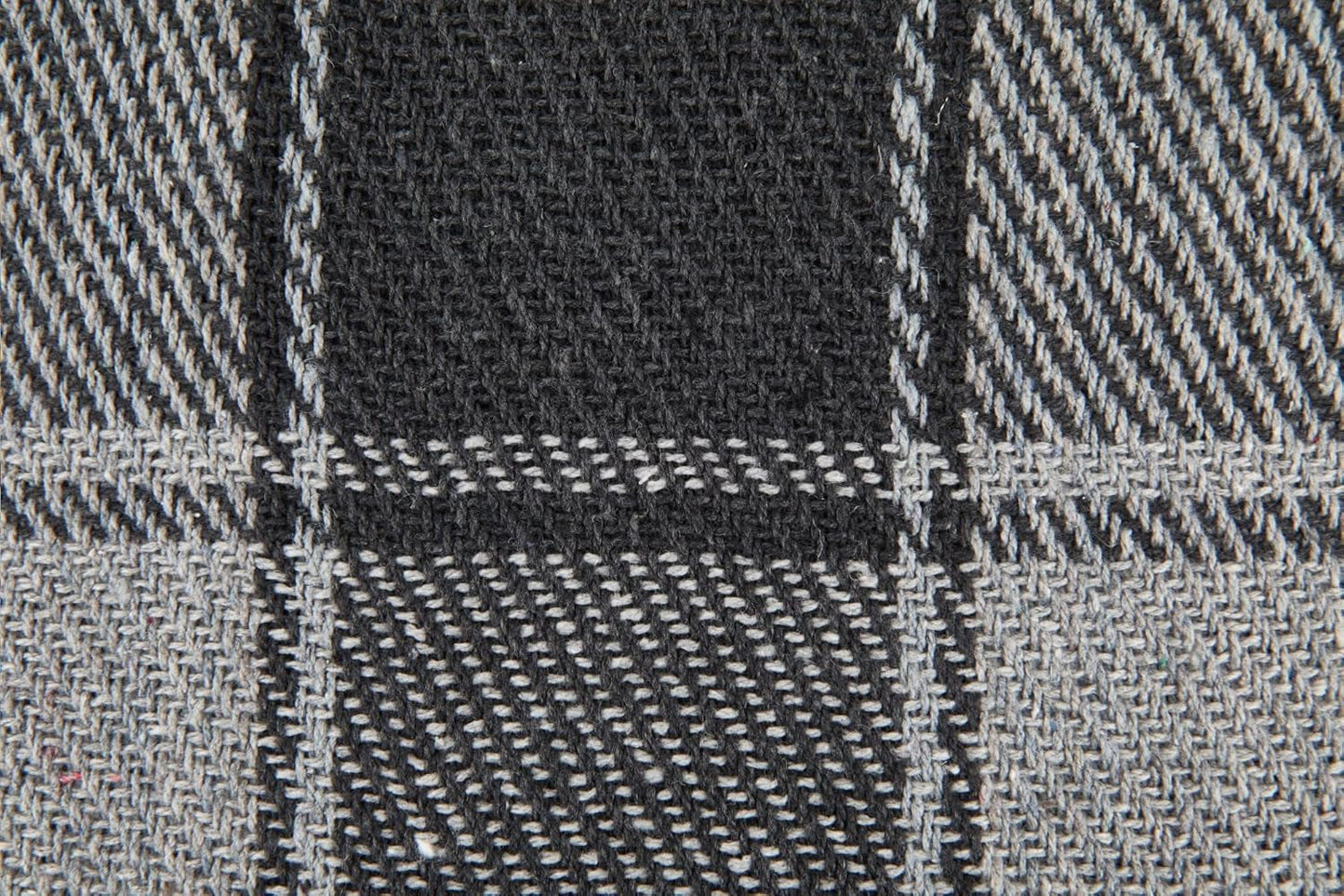 Plaid Frisco, Cotone riciclato, Tradizionale, Plaid, Per sedia, divano, divano, plaid, coperta, Antracite, 127 X 152 Cm Letti e coperte Emma Barclay