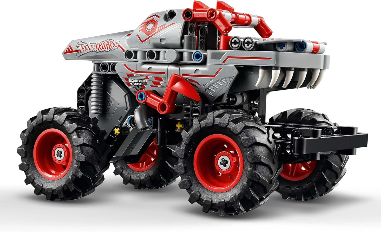 LEGO Technic Monster Jam Thunderroarus Giocattolo retrattile Monster Truck Giocattolo da costruzione per bambini Regalo per ragazzi e ragazze dai 7 anni in su 42200 Set da costruzione Besuche den LEGO-Store