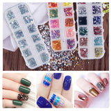 8 Boxen Nail Art Strass Kit - Nail Art Gemischt Strass Set, Nagel Kunst Strasssteine ​​​​Gems Perlen Edelsteine ​​​​Bunt Pferdeaugen Strass Für Nageldesign Zubehör Con 1 Pinzetten e 1 Strass Picker Für DIY