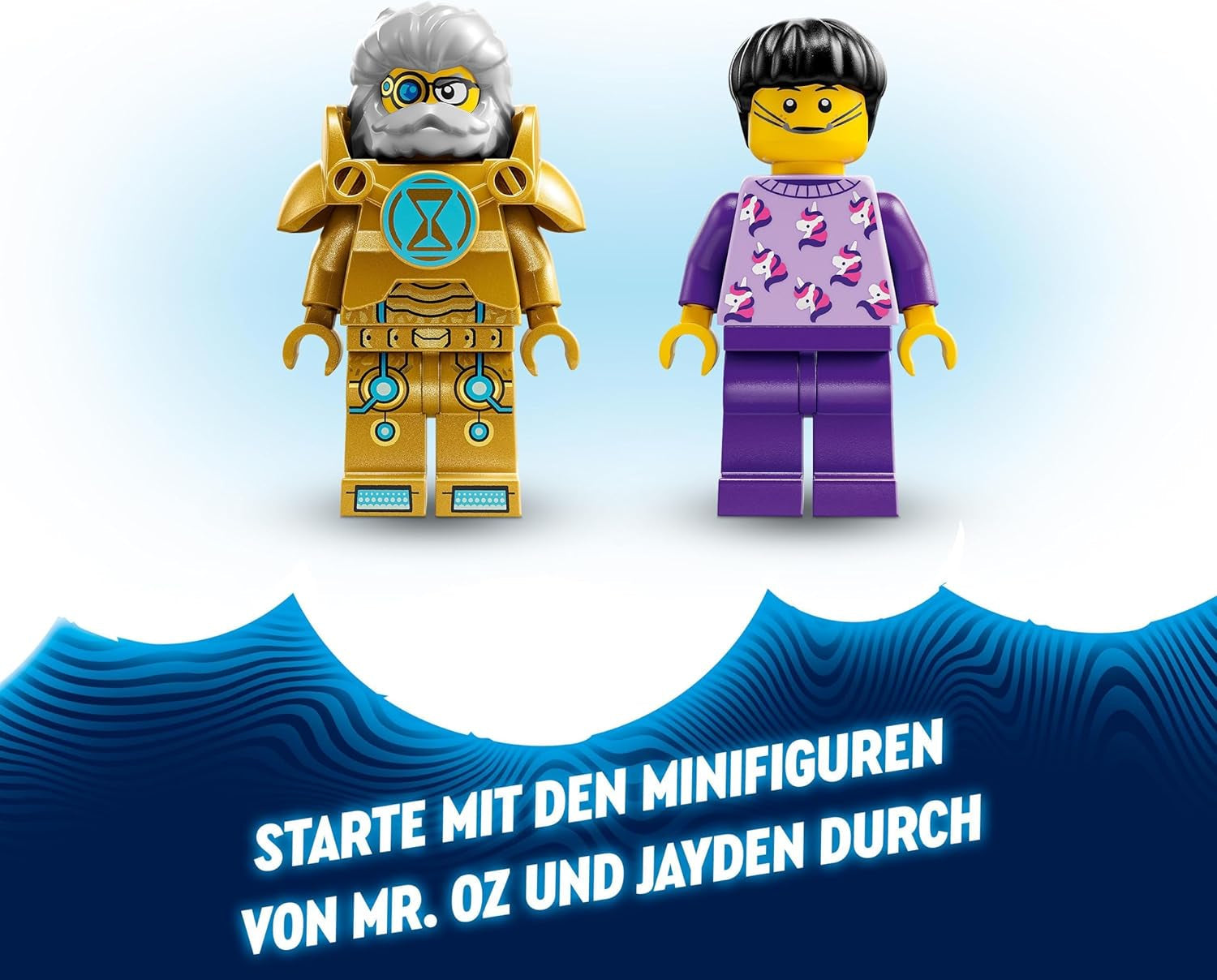 Il set della macchinina o dello shuttle spaziale LEGO Dreamzzz 2 in 1 di Mr Oz include le minifigure di Mr Oz, Albert e Jayden, regalo spaziale per bambini 8+ 71475 Set di costruzione Besuche den LEGO-Store
