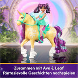 Unicorn Academy AVA e Unicorn Leaf Set - Personaggi originali alti circa 12 cm della popolare serie Netflix Con due accessori e spazzole per capelli Per giochi di ruolo fantasiosi, per bambini dai 4 anni in su Action figures Naty Shop