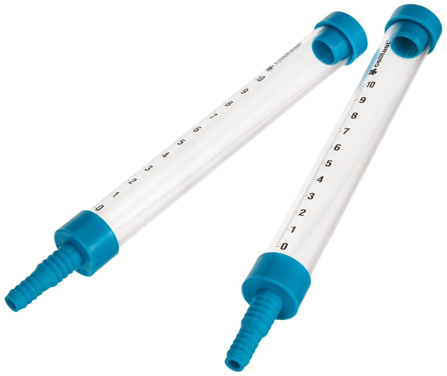 Tubo flessibile CELLFAST da 25 m con 2 tubi di misurazione, imbuti infrangibili e scala millimetrica. Facilita il perfetto livellamento dei punti distanti.