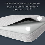 TEMPUR-PEDIC Cuscino Tempur-Cloud Prohi, Memory Foam, Bianco/Opulent Garden, Cuscini King Standard Naty Shop