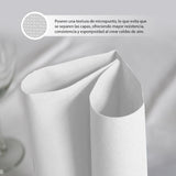 Confezione da 300 tovaglioli di carta da cocktail bianchi + porta tovaglioli in acciaio inox con trama a micro punti assorbente spesso 10 x 10 cm piegati insieme
