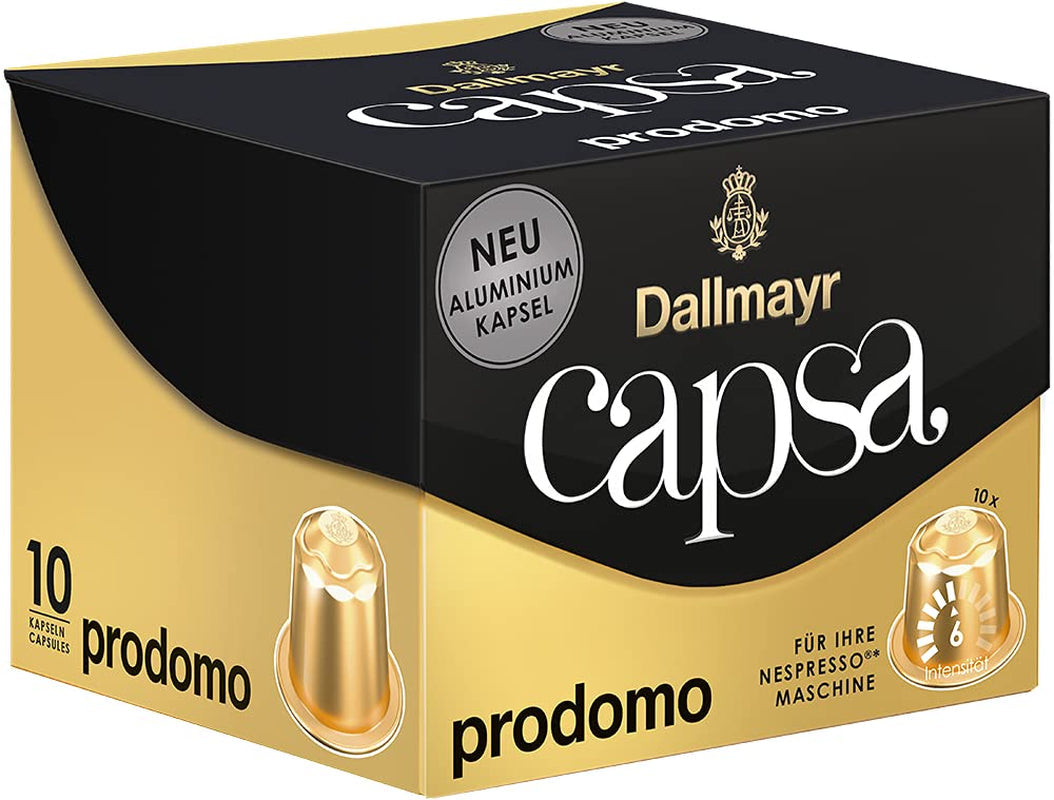 Capsa Lungo Belluno XXL, 39 capsule compatibili Nespresso, confezione 1 (1 x 218 g) e Capsa prodomo, 56g