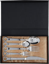 Set posate 5 pezzi, acciaio inox Kitchen Naty Shop