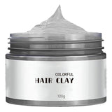 Tintura Per Capelli Grigia, Tintura Per Capelli Grigio Argento, Cera Temporanea Per Capelli, Unisex - Copertura Grigia, Nutriente, Crema, Cera, 1 Millilitro, 1 Pezzo Tinture Per Capelli Naty Shop Titolo predefinito