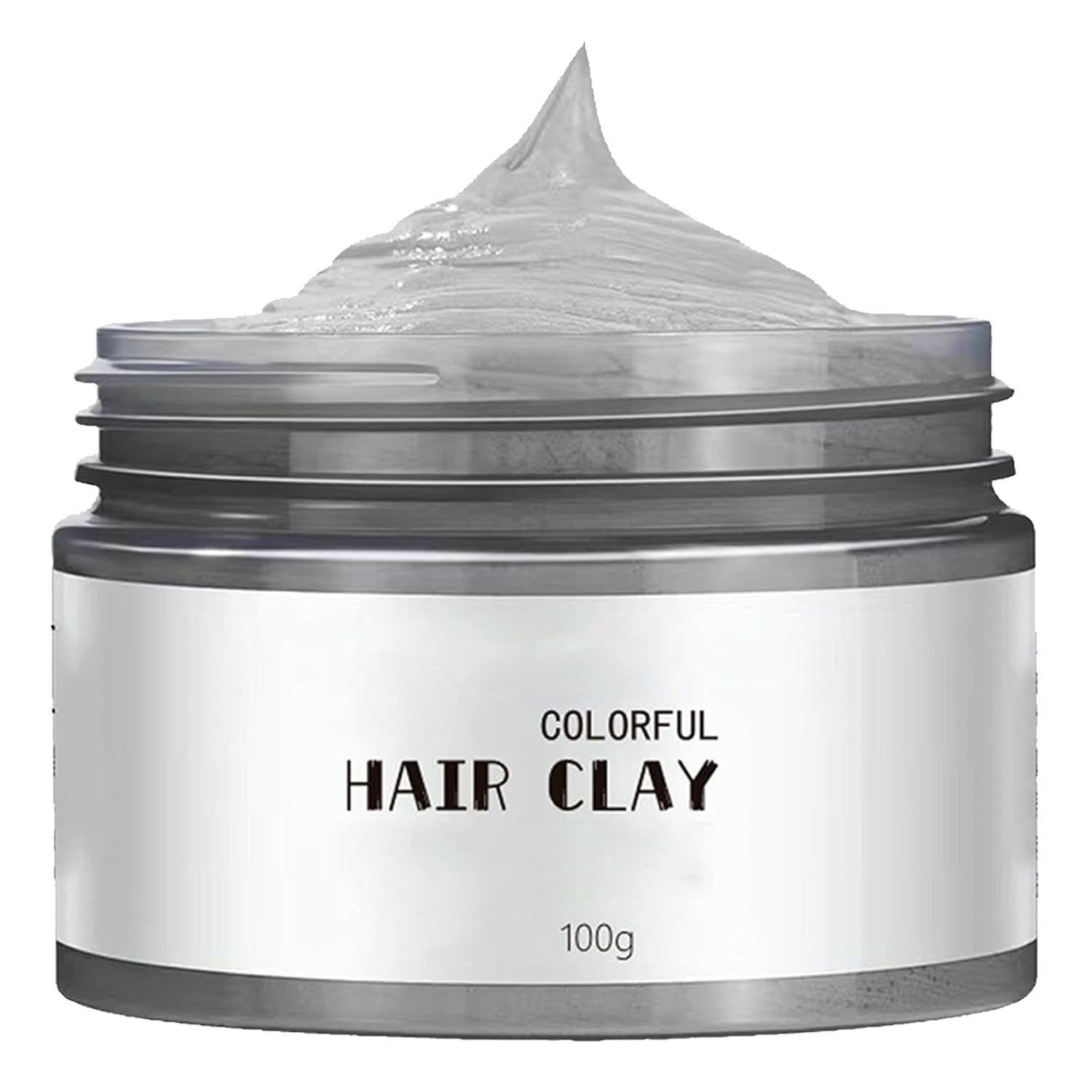 Tintura Per Capelli Grigia, Tintura Per Capelli Grigio Argento, Cera Temporanea Per Capelli, Unisex - Copertura Grigia, Nutriente, Crema, Cera, 1 Millilitro, 1 Pezzo Tinture Per Capelli Naty Shop Titolo predefinito