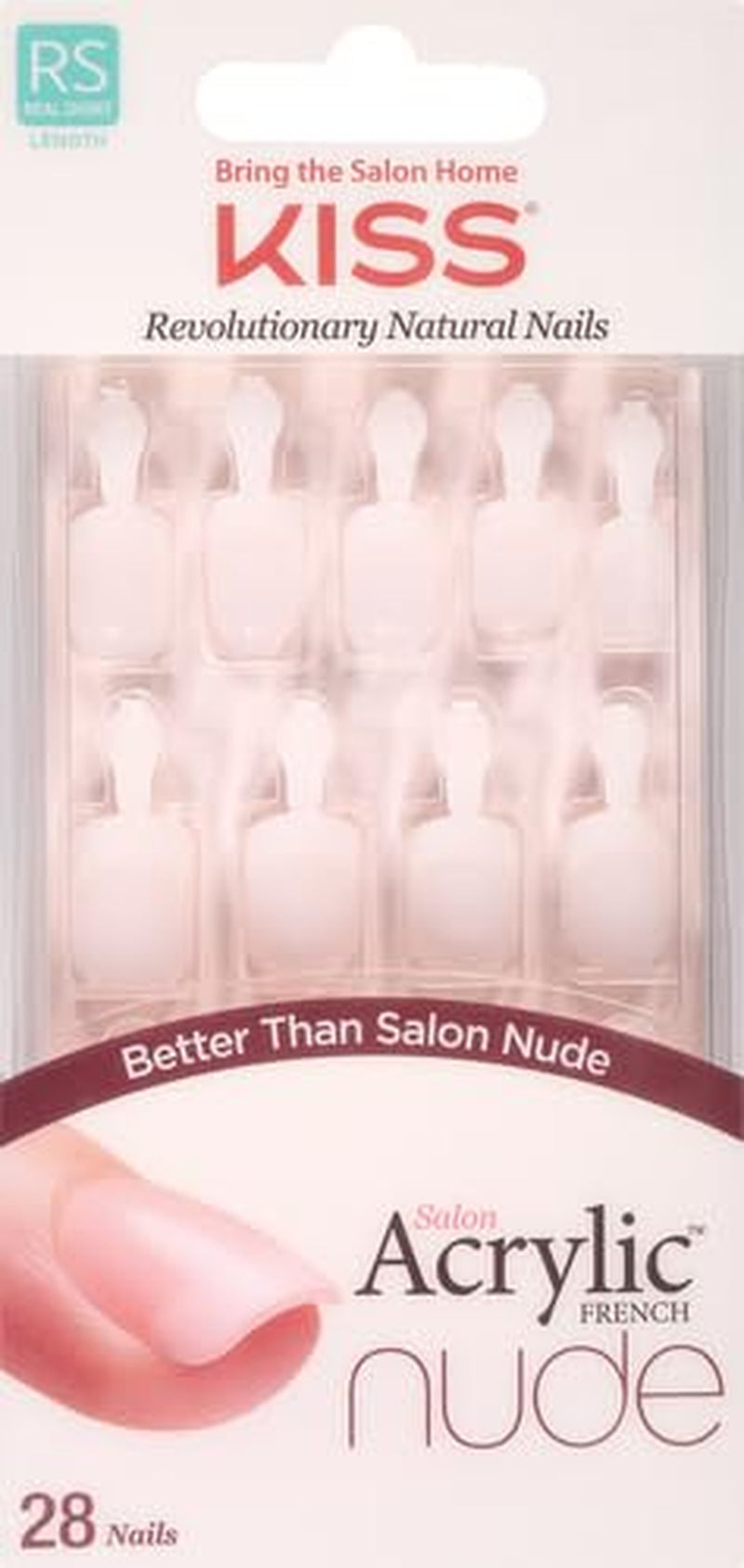 Kiss Nude Nails Unghie stupefacenti (confezione da 2)