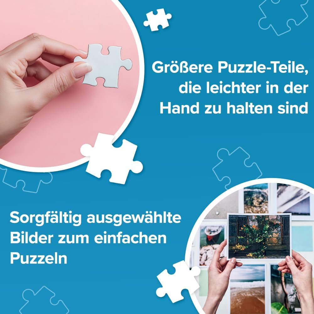 Trefl - Puzzle Easypiece: Mattina in Cucina - 300 Pezzi - Pezzi Grandi, Puzzle Facile, per Adulti e Bambini Puzzle 10+ Naty Shop
