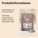 di Amazon Starke Pads, geeignet für Senseo-Maschinen, 36 Stück (1 Packung mit 36 ​​​​Stück) – Rainforest Alliance-zertifiziert
