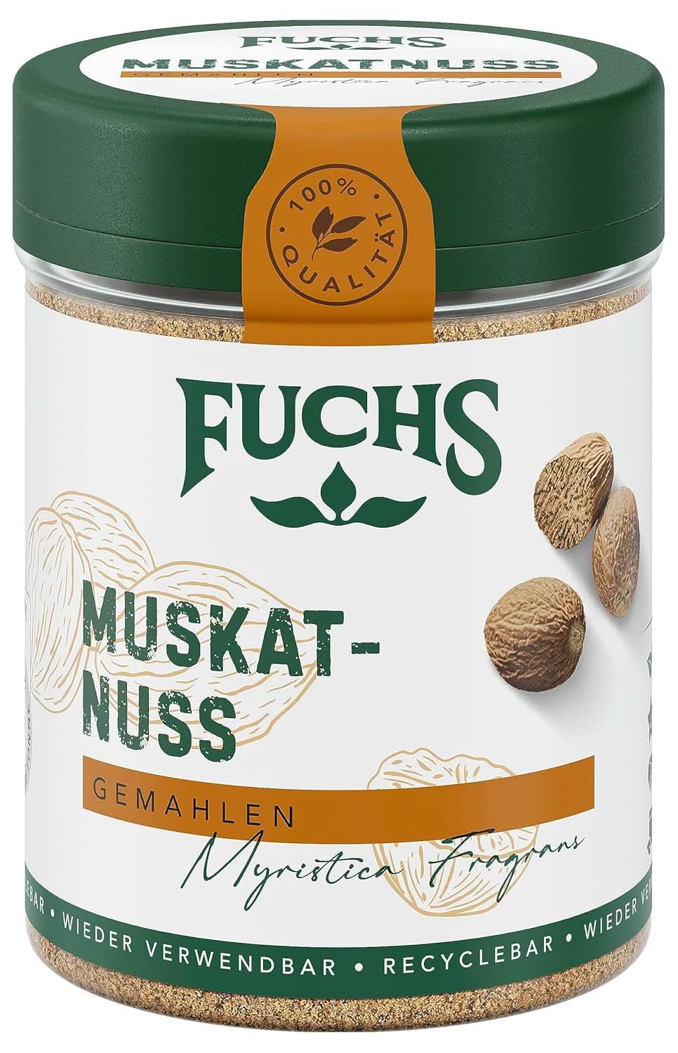 Fuchs Noce Moscata Macinata, 50 grammi Condimenti Naty Shop