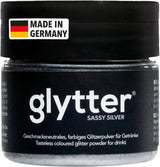 Glitter Polvere Glitter Per Bevande (Argento) - Glitter commestibili per bevande, 10 grammi Glitter Naty Shop