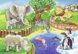 Ravensburger Puzzle per bambini - 07602 Animali allo Zoo - Puzzle per bambini dai 3 anni, con 2X12 pezzi Puzzle Naty Shop