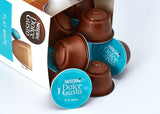 NESCAFÉ Dolce Gusto Flat White, 48 Kaffeekapseln, Arabica e Robusta Bohnen, Cremig-Milchiger Genuss, Kaffeekreation, Coffee-Shop Trend, Aromaversiegelte, Confezione da 9 (3x16 Kapseln)