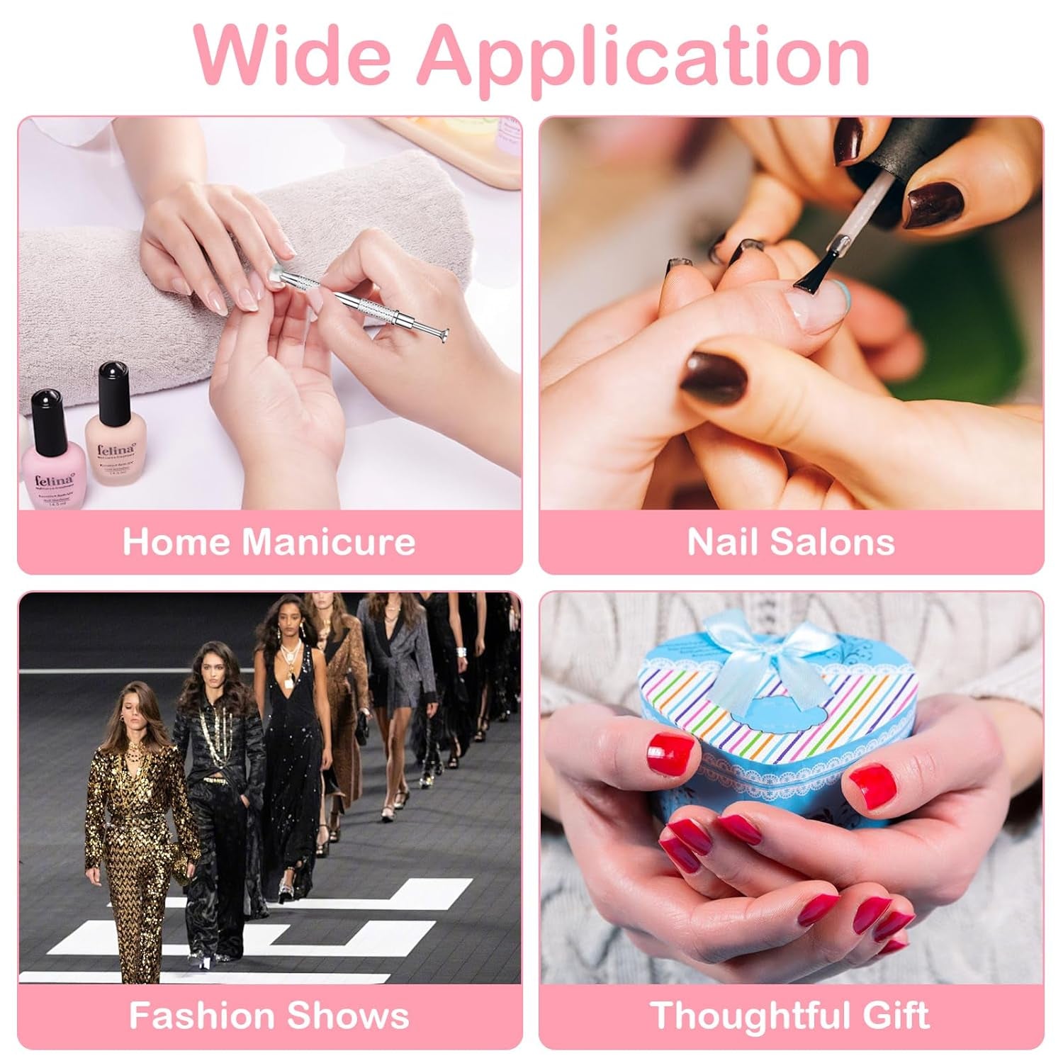 100 pezzi Latexfree Nailart Schwämme, Ombre Nagelschwammpinsel, Nagelschwamm Mit Metallgreifer 100 Blatt Nailart-Mischpapier Austellungsbox, Maniküre Schwamm Applikator Für Farbverlauf Nailart