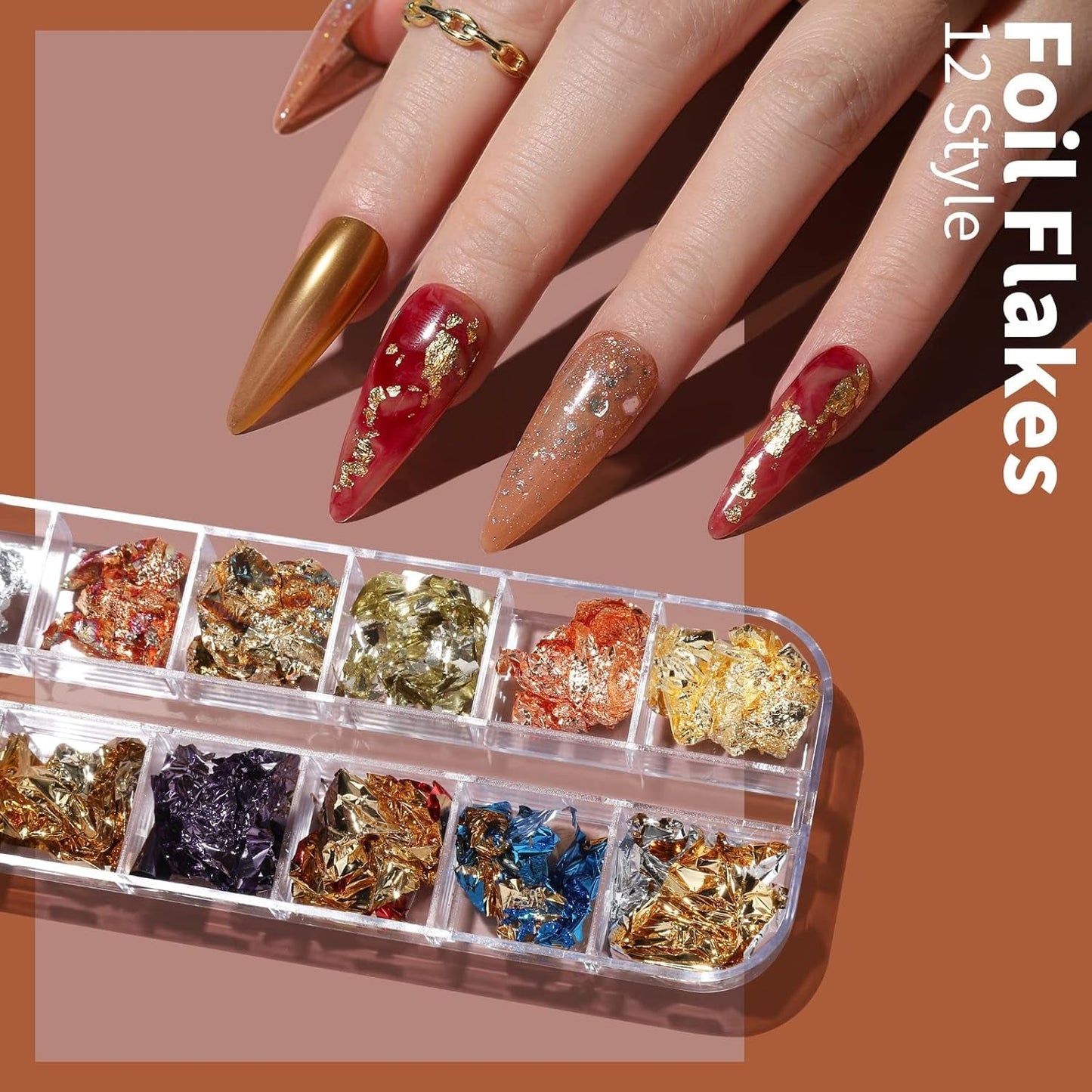 FANDAMEI Pinsel Für Gelnägel, 15 pz Nagel Pinsel, 5 Blätter Nagelsticker, Strasssteine ​​​​Nägel, Nageldesign Set, Nageldesign Zubehör, Nail Art Pinsel Set, Nailart Pinsel und Dekorationen Set