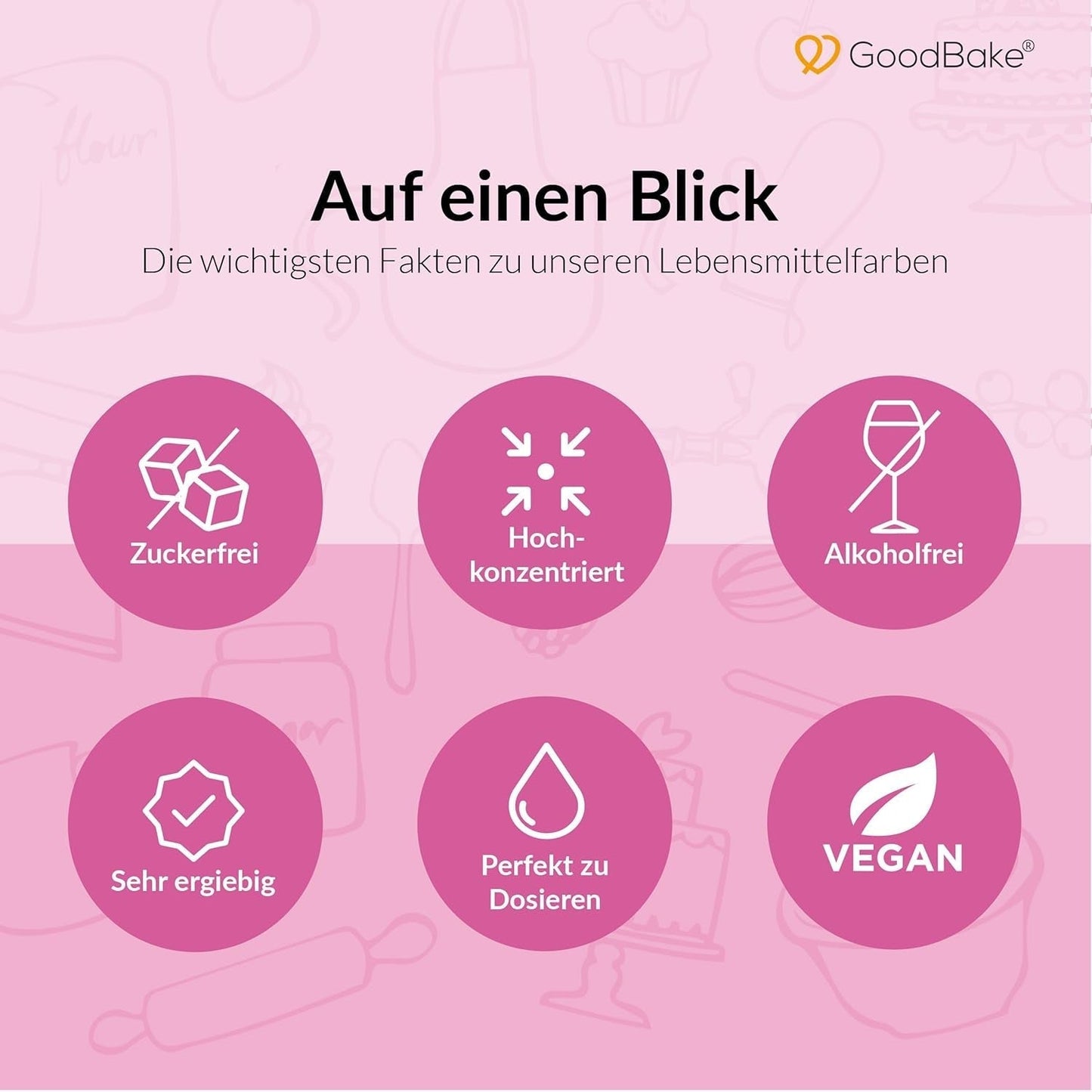 Goodbake Pastel Sand Beige Food Colorante (11 ml) - Colorante alimentare ad alto dosaggio - Per colorare torte, fondente, crema al burro, macarons, bevande, slime e molti altri oggetti. 100% vegano