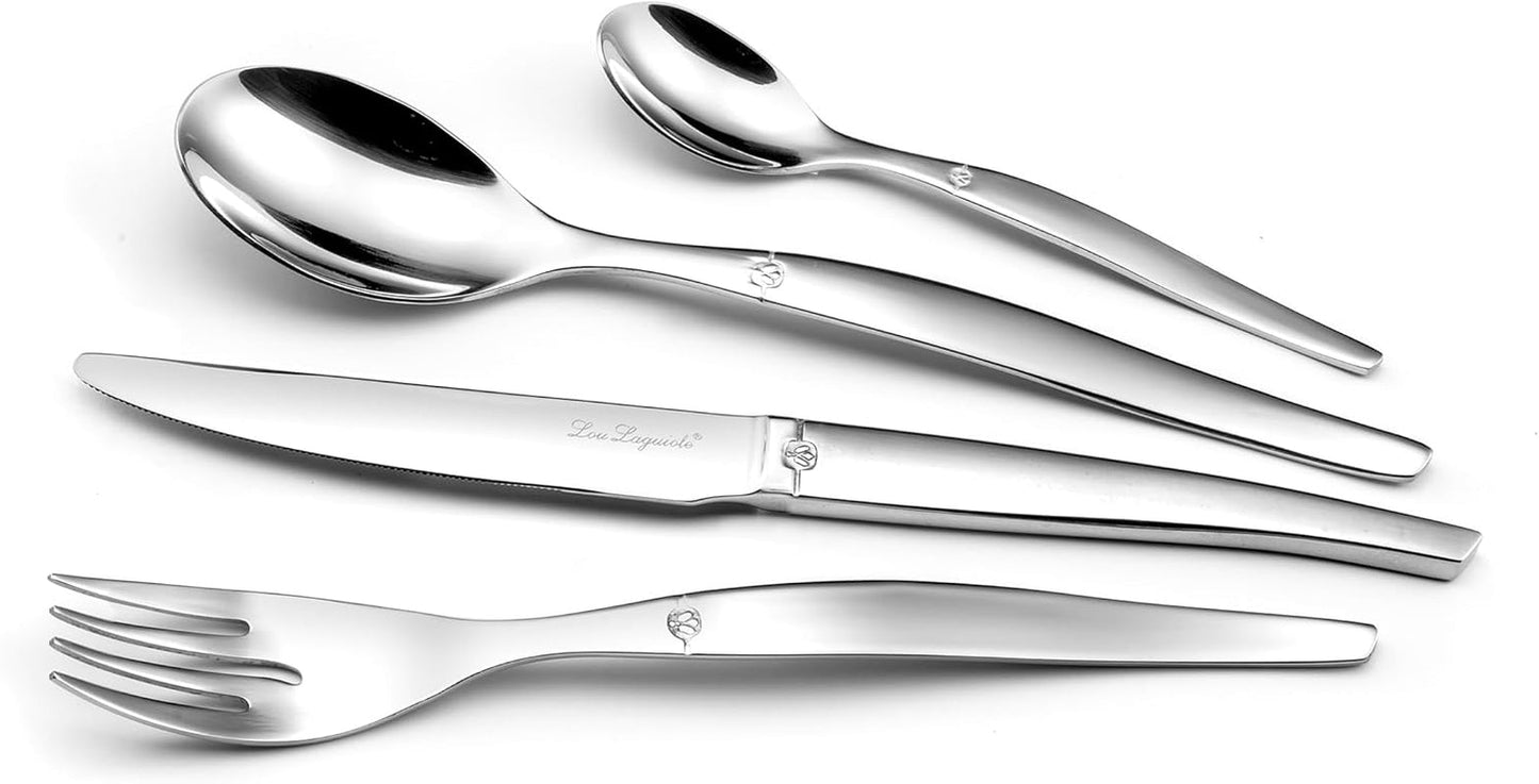 Set posate JET, posate tavola, 6 persone, 24 pezzi Kitchen Naty Shop