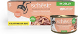 Tonno Salmone in Gelatina, Alimento umido completo per gatti, in scatola, con vitamine aggiunte, 100% naturale, 6 x 85 g