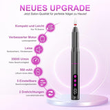 Lima per unghie elettrica senza fili - 35000 giri/min per unghie in gel, lima per unghie professionale e acrilica 12 in 1, set per manicure e pedicure a 5 velocità