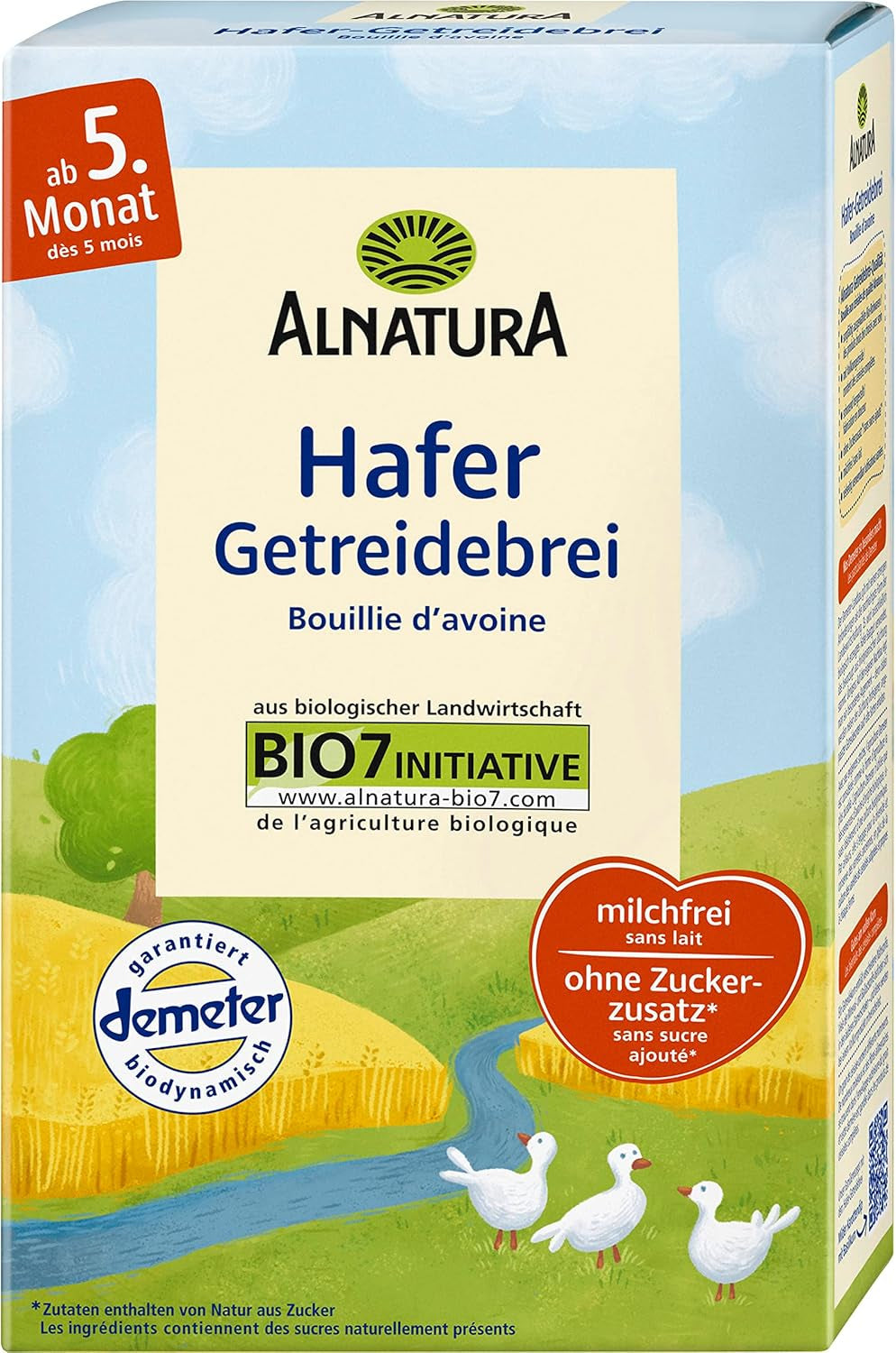 Farina d'avena biologica dopo 4 mesi, 250 g