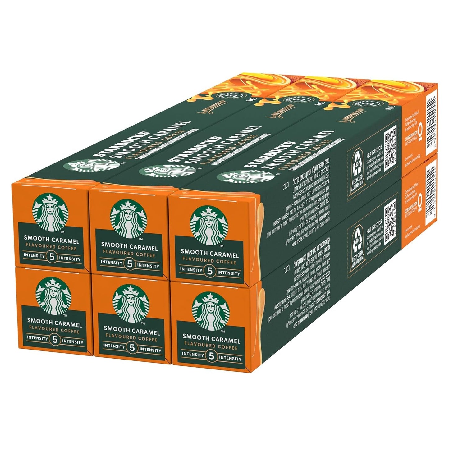 STARBUCKS di Nespresso, Helle Röstung, Karamell Aromatischen Kaffeekapseln 6 x 10 (60 Capsule)
