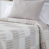 VIALMAN Colcha Bouti Ligera Copriletto Sofia 21, cotone poliestere, beige, Cama 150: 250 X 270 Cm Letti e coperte Besuche den VIALMAN-Store