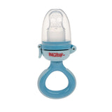 Nuby Mangiatoia per Frutta in Silicone Nibbler - Mangiatoia per Frutta per Neonati 6 Mesi e Bambini Piccoli - Anello da dentizione per Frutta, Verdura e Puree - Senza BPA - Rosa - 6+ Mesi