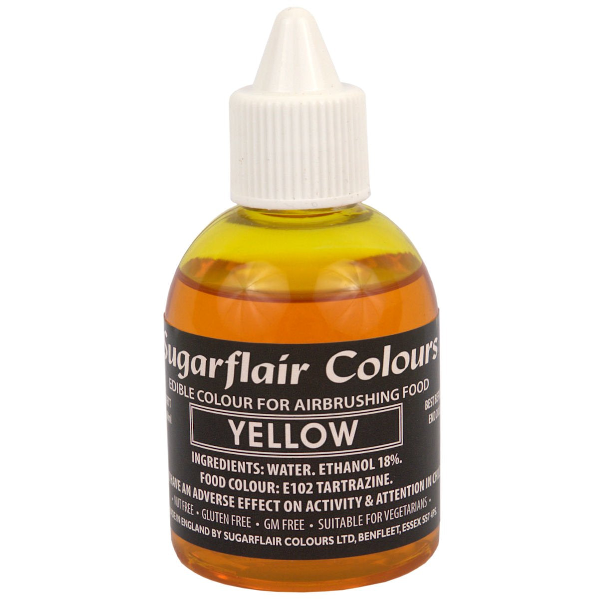 Sugarflair Colorante alimentare rosso intenso - colorante alimentare liquido commestibile, colorante aerografo per torte, muffin, glassa e decorazioni per torte - 60 ml