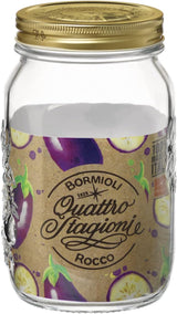 Bormioli QUATTRO STAGIONI barattolo conservazione 1 litro (confezione da 2) Scatole conservazione alimenti Naty Shop
