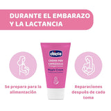 Chicco Brustwarzencreme, Bereitet Die Brustwarze Auf Das Stillen Vor, Nährend, Parfümfrei Und Sicher Für Kinder, Hinterlässt Keine Flecken Auf Dem Gewebe Accessori Alimentazione e Allattamento Bebe Naty Shop