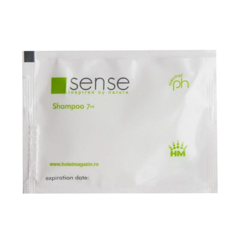 Shampoo Hotel Sense busta 7 ml, scatola 250 pezzi Naty Shop Hotel Cosmetics
