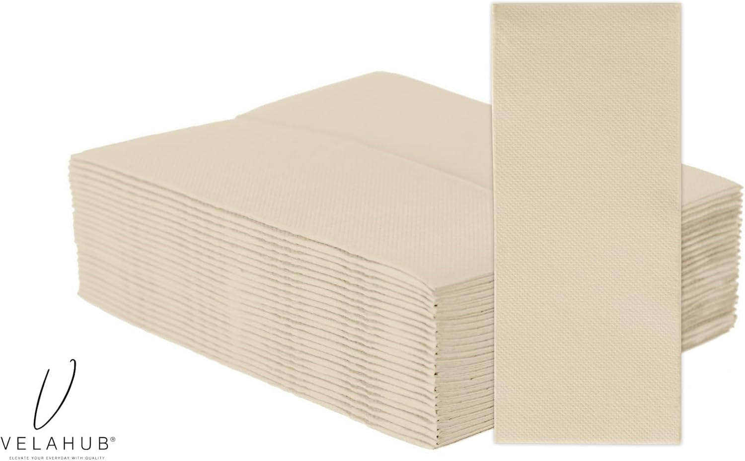 Soft Point 50 fazzoletti di carta 1/8 di piega Fazzoletto di carta usa e getta di alta qualità 32X38 cm Champagne