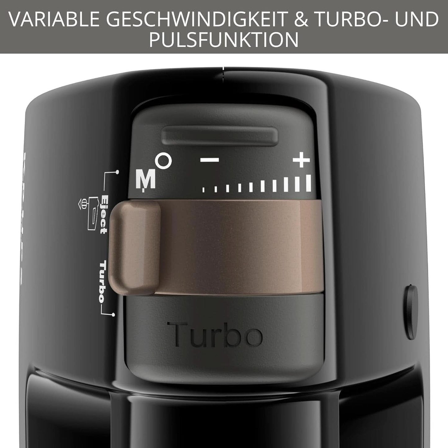 Krups 3Mix 7000 Sbattitore manuale 60 Jahre Special Edition, 500 Watt, Knet- Und Rührhaken Aus Edelstahl, Langes Netzkabel, Zubehörtasche, F6085811, Schwarz/Kupfer Kitchen Naty Shop