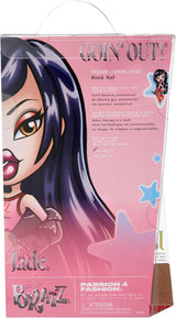 Bratz esce! - Giada - 1 bambola da collezione con accessori, vestito, borsa, occhiali da sole e spazzola - Giocattolo per bambini - Dai 6 anni in su, Rosso