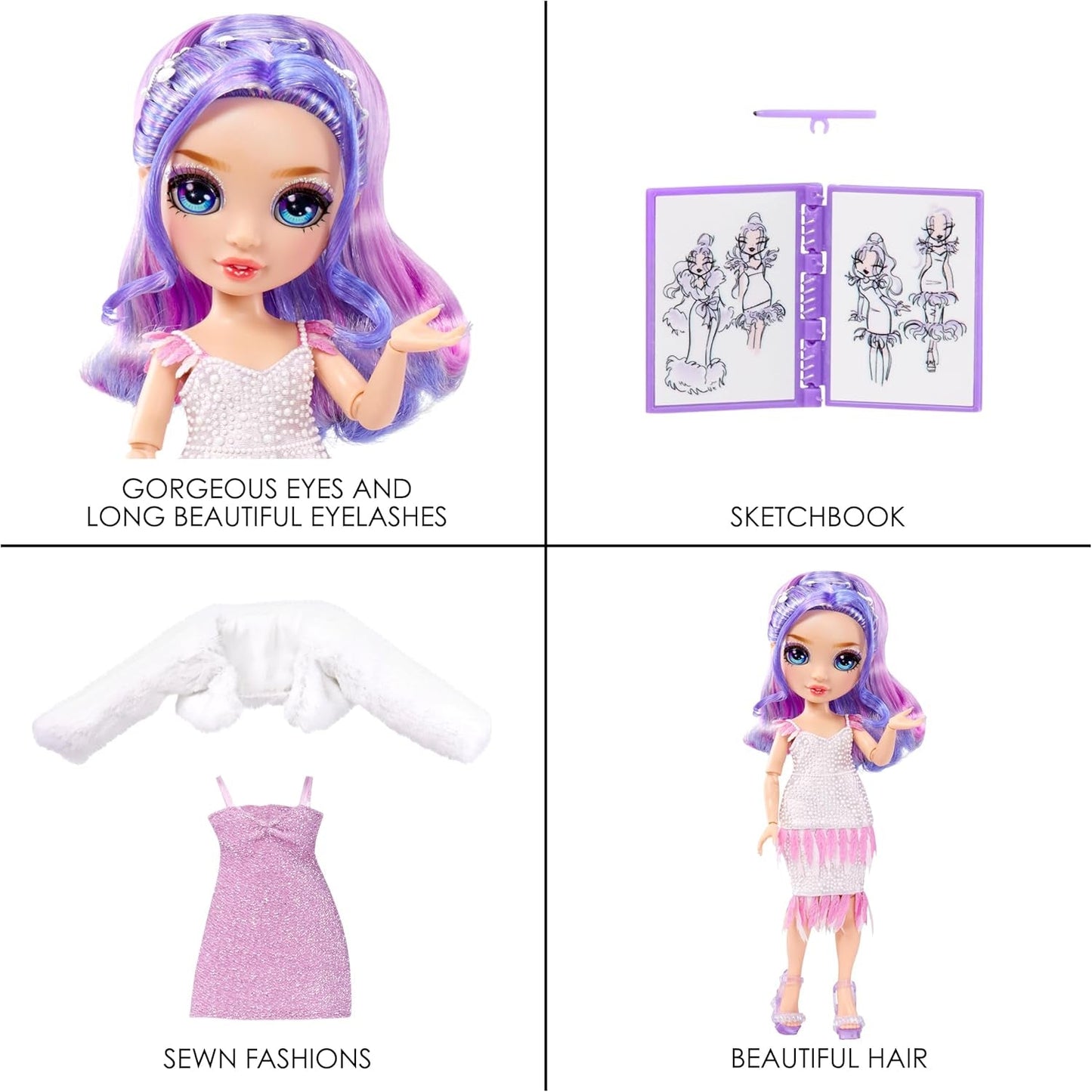 Arcobaleno alta fantastica moda viola