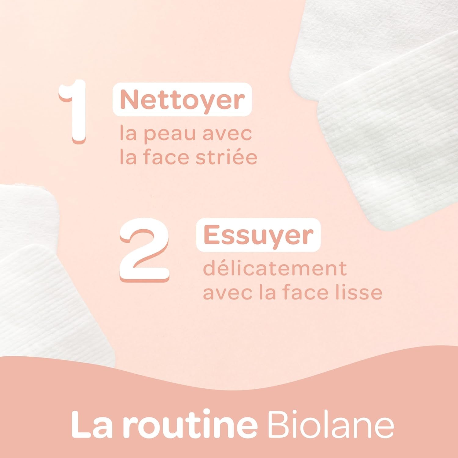 BIOLANE 12 Assorbenti Maxi Quadrati - Neonati - 100% Organico - 720 Cotone - per pelli sensibili - Cambio e articoli da toeletta - dalla nascita - prodotto in Francia