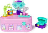 DREAMWORKS GABBY DOLLS HOUSE - Pacchetto mobili Meerkätzchen Bobble Kitty, figura di gatto con mobili e accessori per casa delle bambole, dai 3 anni in su