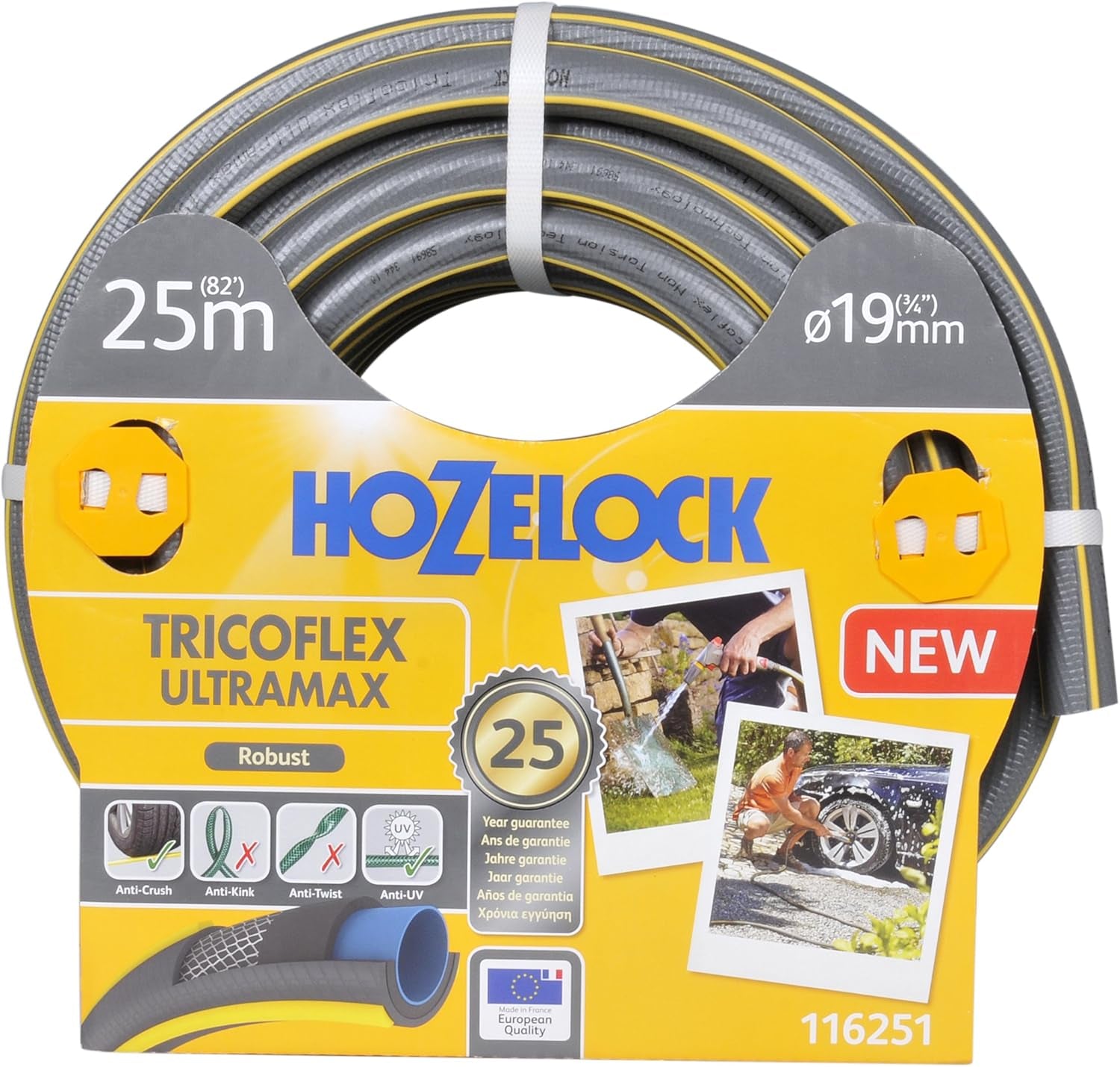 Tubo Hozelock Tricoflex Ultramax 25 m (diametro 12,5 mm)